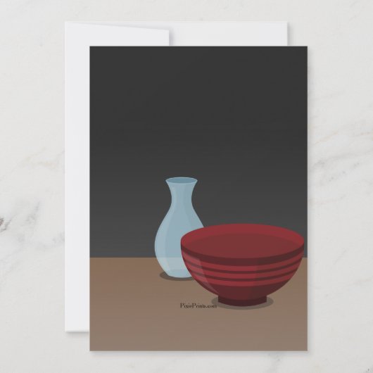 Sushi Dinner Invitation Kaart (Achterkant)