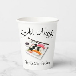 Sushi Dinner Party Papieren Bekers