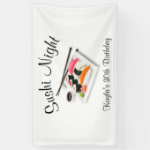 Sushi Dinner Party Spandoek (Verticaal)