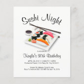 Sushi Dinner Party-uitnodigingen (Voorkant)