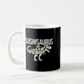 Sushi Dinosaur T-rex Japanese Food Funny Sushi Rol Koffiemok (Links)