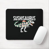 Sushi Dinosaur T-rex Japanese Food Funny Sushi Rol Muismat (Met muis)