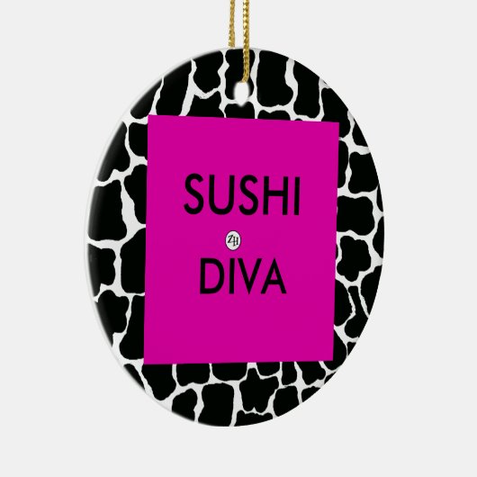Sushi Diva Ornament door Zan Hanhof (Rechts)