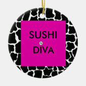 Sushi Diva Ornament door Zan Hanhof (Voorkant)