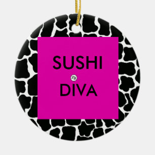 Sushi Diva Ornament door Zan Hanhof