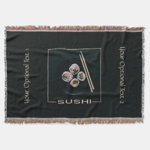 Sushi douanetekst werpen deken