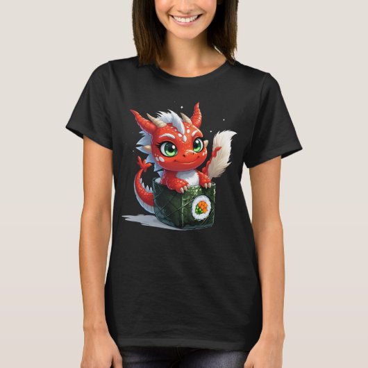 Sushi draak t-shirt (Voorkant)