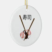 Sushi eetstokjes keramisch ornament (Rechts)