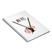 Sushi eetstokjes notitieboek (Rechterzijde)