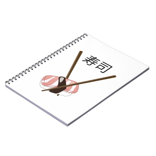 Sushi eetstokjes notitieboek (Linkerzijde)