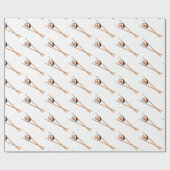 Sushi en chopsticks cadeaupapier (Vlak)
