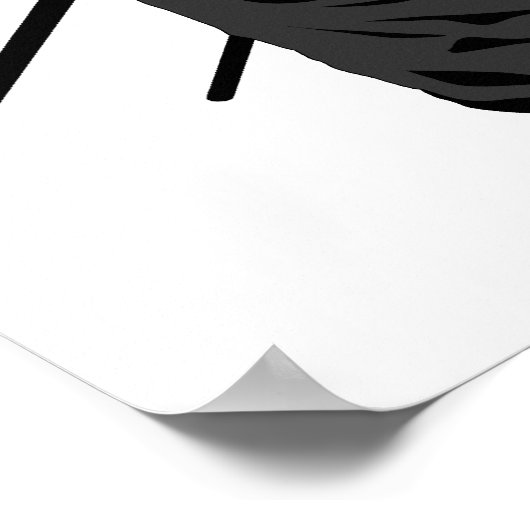 Sushi en Chopsticks Poster (Hoek)