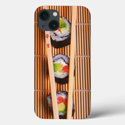 Sushi en houten eetstokjes Case-Mate iPhone case (Achterkant)
