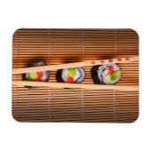 Sushi en houten stokjes magneet (Horizontaal)