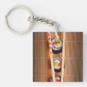Sushi en houten stokjes sleutelhanger (voorkant)
