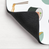 Sushi en Noodles Pattern Muismat (Hoek)