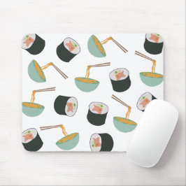Sushi en Noodles Pattern Muismat