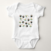 Sushi en Noodles Pattern Romper (Voorkant)