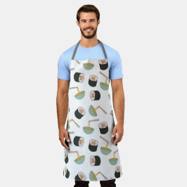 Sushi en Noodles Pattern Schort