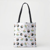 Sushi en Noodles Pattern Tote Bag (Voorkant)