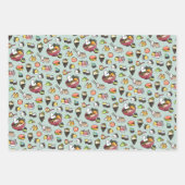 Sushi en Ramen Birds Inpakpapier Vel (Voorkant)