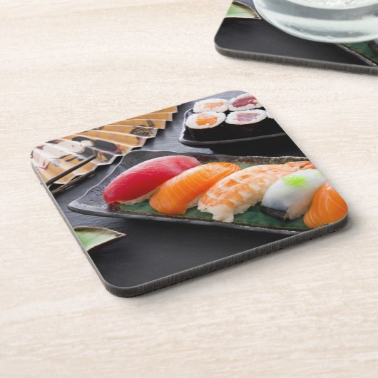 Sushi en rollen drankjes onderzetter (Linkerzijde)