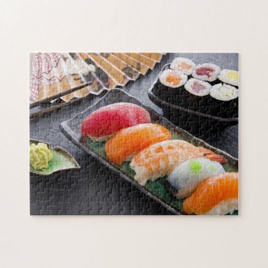 Sushi en rollen legpuzzel (Horizontaal)