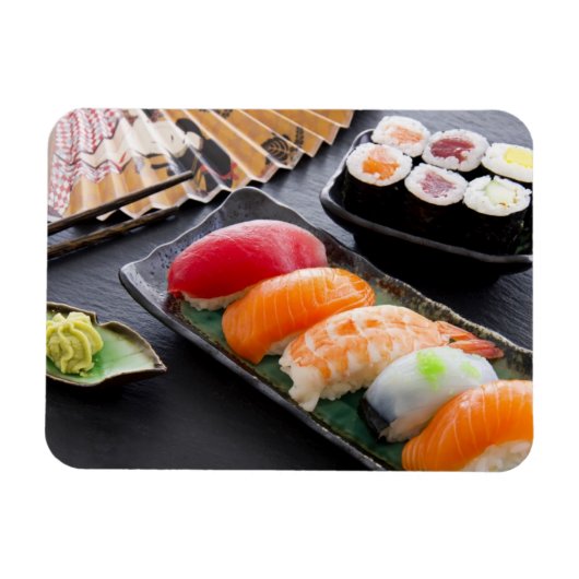 Sushi en rollen magneet (Horizontaal)
