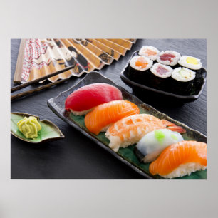 Sushi en rollen poster