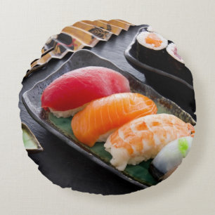 Sushi en rollen rond kussen