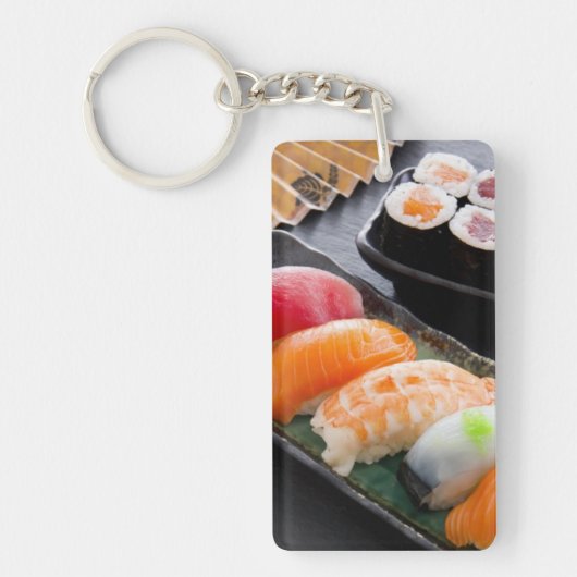 Sushi en rollen sleutelhanger (Voorkant)