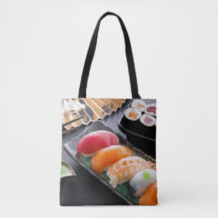Sushi en rollen tote bag