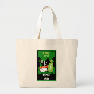 Sushi En Sake Foodies Grote Tote Bag