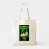 Sushi en Sake Foodies Tote Bag (Achterkant)