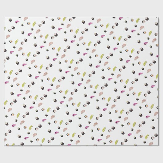 Sushi en Sashimi Cadeaupapier (Vlak)