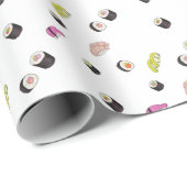 Sushi en Sashimi Cadeaupapier (Rol Hoek)