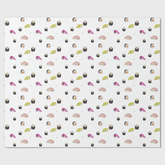 Sushi en Sashimi Cadeaupapier (Vlak)