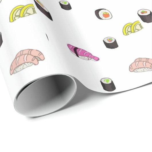 Sushi en Sashimi Cadeaupapier (Rol Hoek)