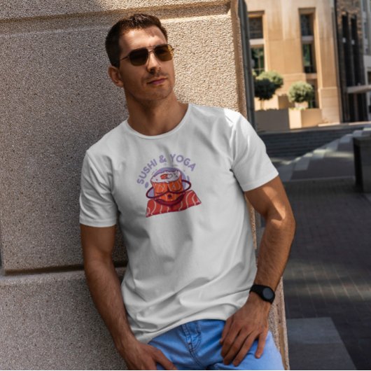 Sushi en Yoga T-shirt