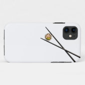 Sushi en zwarte stokjes - Gepersonaliseerd Case-Mate iPhone Case (Achterkant (horizontaal))