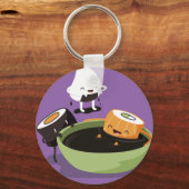 Sushi enjoy bath time funny sleutelhanger (Voorkant)