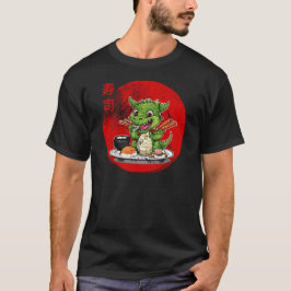 Sushi eten draak t-shirt