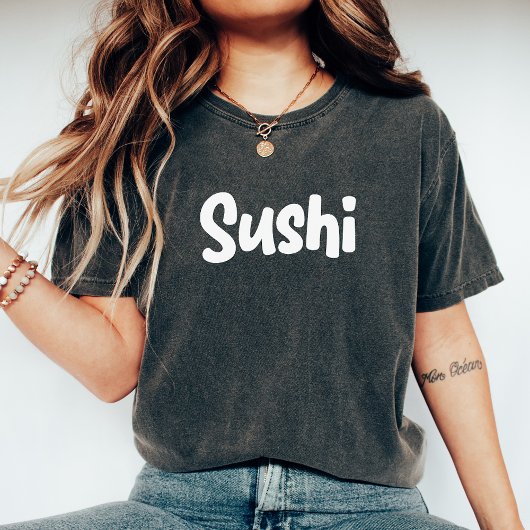 Sushi eten, Japans eten, Modern sushi, sushi T-shirt