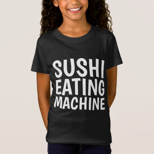 SUSHI ETEN MACHINE KIDS T-shirts (Voorkant)
