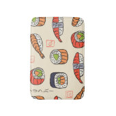 Sushi eten, naadloos patroon ontwerp. badmat (Voorkant Verticaal)