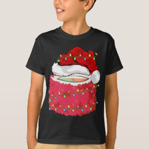 Sushi Fastfood Liefhebber Kerstmis Kerstman Hoed S T-shirt