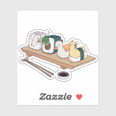 Sushi feest! sticker (Vel)