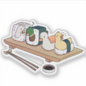 Sushi feest! sticker (Voorkant)