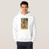 Sushi Festival Poster Design Hoodie (Voorkant volledig)