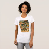 Sushi Festival Poster Design T-shirt (Voorkant volledig)